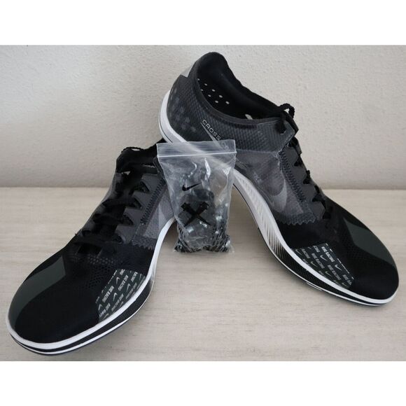 Nike DX7992-001 Men's Sz 10 Black ZoomX Dragonfly XC Cross-Country Spikes $160 - Picture 1 of 10